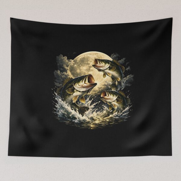 Item preview, Lunar Largemouth Bass Adventure designed and sold by HUTEND.
