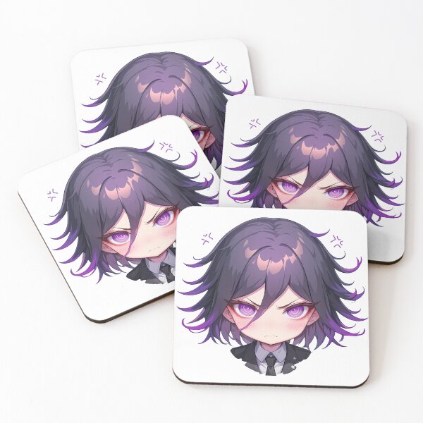 Artikelvorschau, Kokichi Ouma Danganronpa Chibi Wütender Trickster Grinsen entworfen und verkauft von 108Recordings.