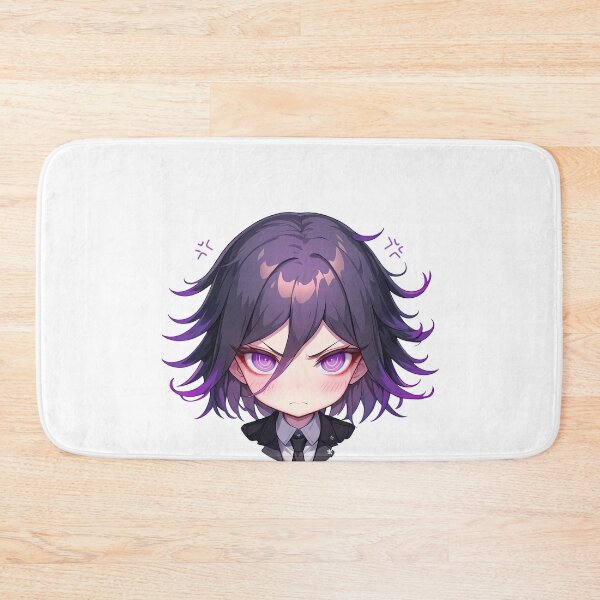 Item preview, Kokichi Ouma Danganronpa Chibi Angry Trickster Smirk designed and sold by 108Recordings.