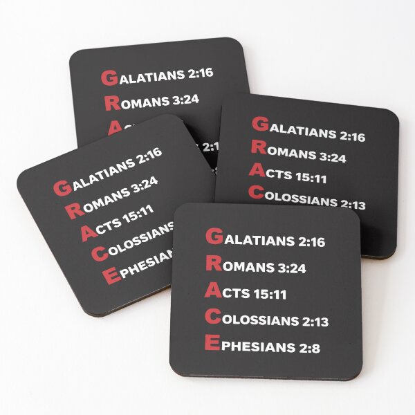 Item preview, Grace Acrostic Christian Design Bible Verse Scripture Faith Typography designed and sold by kiralynstration.