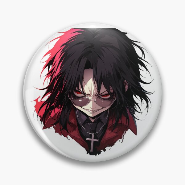 Item preview, Alucard Hellsing Chibi Angry Gothic Glare designed and sold by 108Recordings.