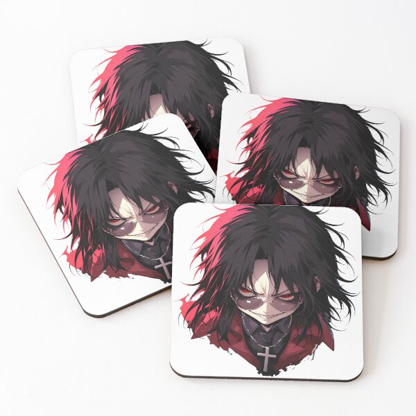 Item preview, Alucard Hellsing Chibi Angry Gothic Glare designed and sold by 108Recordings.