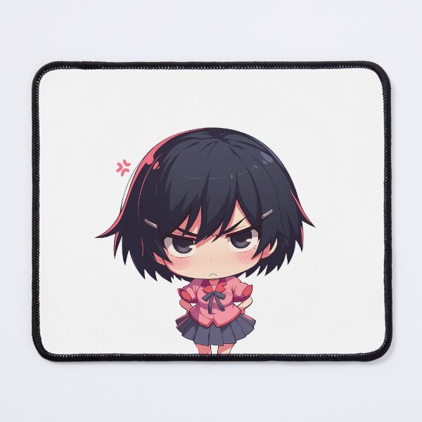Item preview, Suruga Kanbaru Bakemonogatari Chibi Angry Hands On Hips designed and sold by 108Recordings.