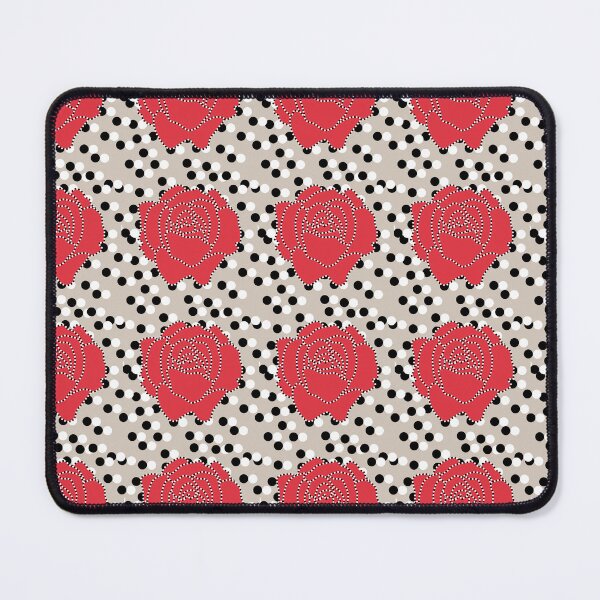 Item preview, Polka dots Rose pattern  designed and sold by Tatiana Ribeiro.