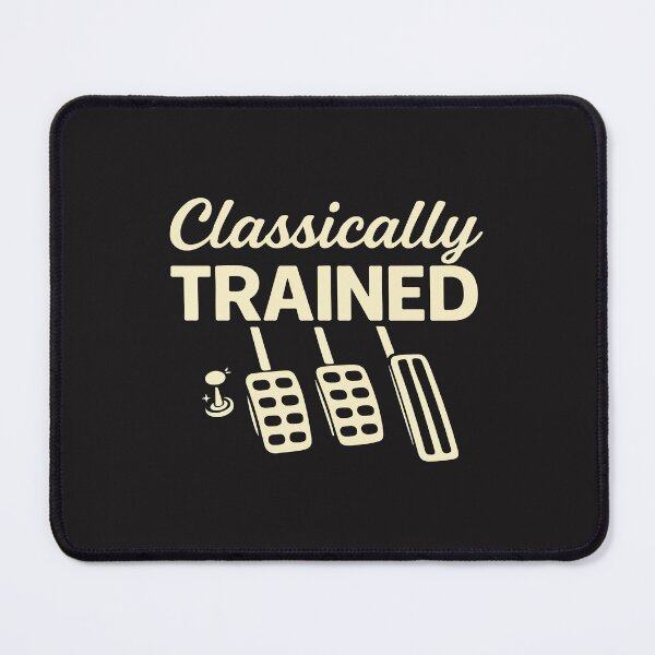 Item preview, Classically Trained Manual Transmission Funny Driving Car Humor Vintage Design designed and sold by kiralynstration.