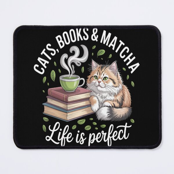 Item preview, Cats, Books And Matcha Life Is Perfect designed and sold by kakashinn.