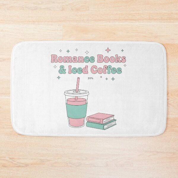 Item preview, Romance Books and Iced Coffee Cute Pink Book Lover Aesthetic Design designed and sold by DIRTYSKETCHH.