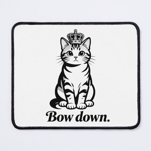 Item preview, Bow Down King Cat Design designed and sold by DetalleXL.