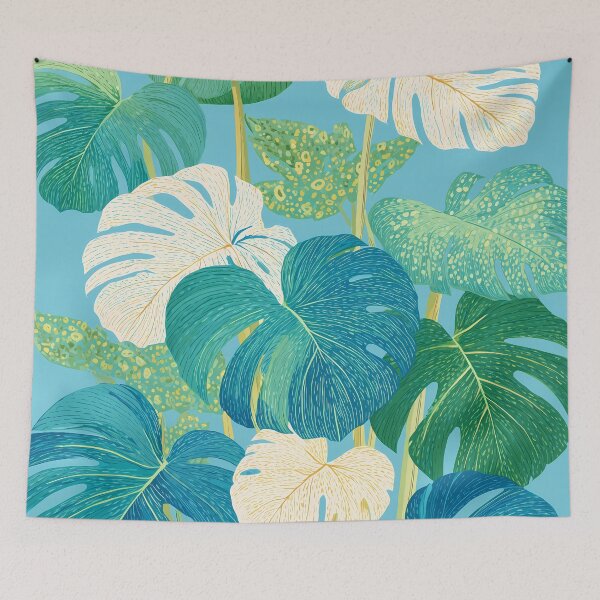 Item preview, Monstera Illustration – Tropical Leaf Botanical Design designed and sold by BobaBunny76.