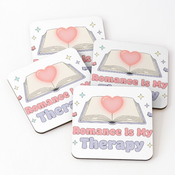 Item preview, Romance Is My Therapy Cute Book Lover Pink Aesthetic Design designed and sold by DIRTYSKETCHH.