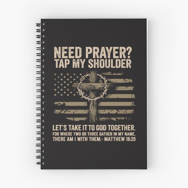 Item preview, Need Prayer Tap My Shoulder Christian Faith Bible Verse Support Design designed and sold by kiralynstration.