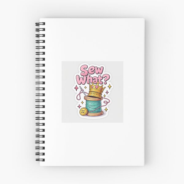 Item preview, Sew What? – Sassy Sewing Queen Sticker ?? designed and sold by SparkVault.