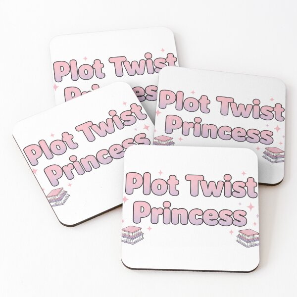 Item preview, Plot Twist Princess Cute Romance Reader Pink Aesthetic Book Lover Design designed and sold by DIRTYSKETCHH.