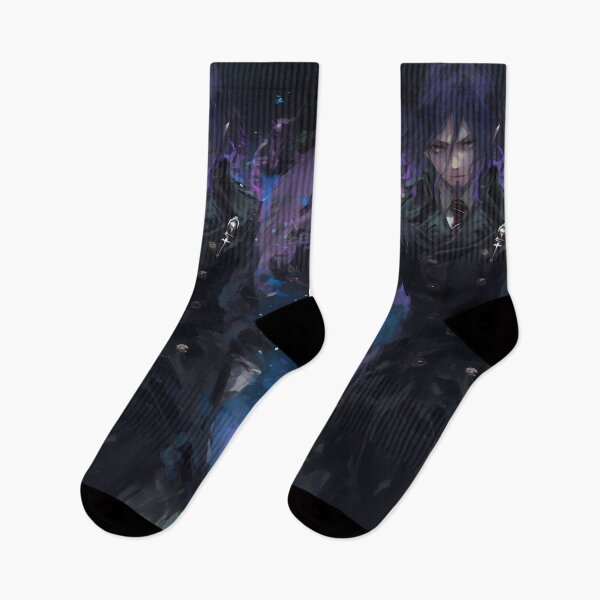Item preview, Mephisto Pheles Blue Exorcist Dark Purple Mysterious Aura designed and sold by 108Recordings.