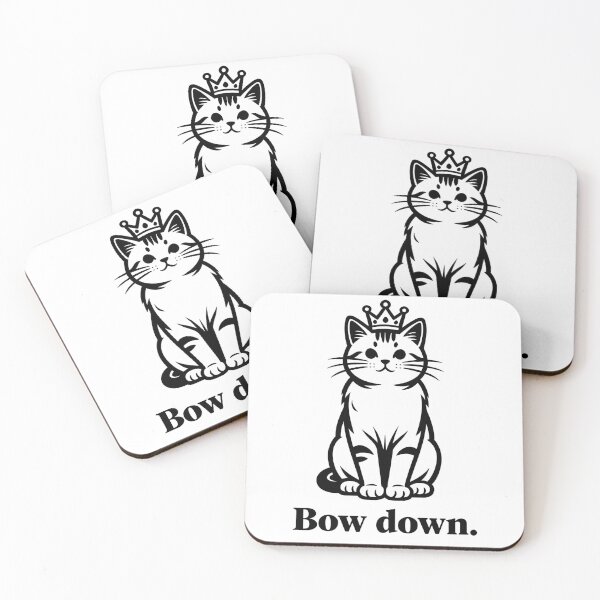 Item preview, Bow Down Cat Meme designed and sold by DetalleXL.