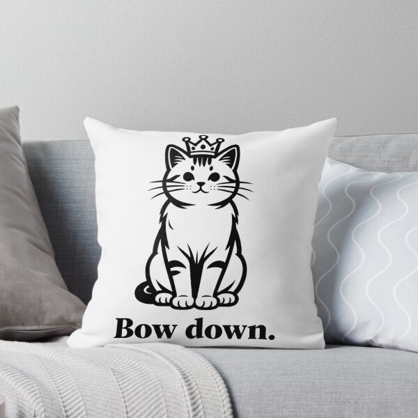 Item preview, Bow Down Cat Meme designed and sold by DetalleXL.