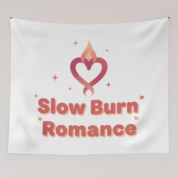 Item preview, Slow Burn Romance Trope Cute Book Lover Aesthetic Design designed and sold by DIRTYSKETCHH.