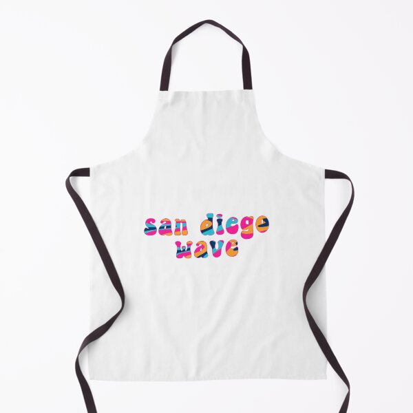 Artikelvorschau, San Diego Wave NWSL Groovy Retro Schriftart entworfen und verkauft von coffeepolicy.