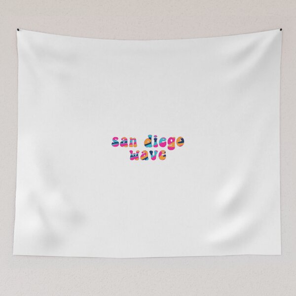 Item preview, San Diego Wave NWSL Groovy Retro Font designed and sold by coffeepolicy.