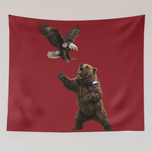 Item preview, AMERICAN EAGLE VS RUSSIAN BEAR - #8D141C designed and sold by Marlon Oseguera.