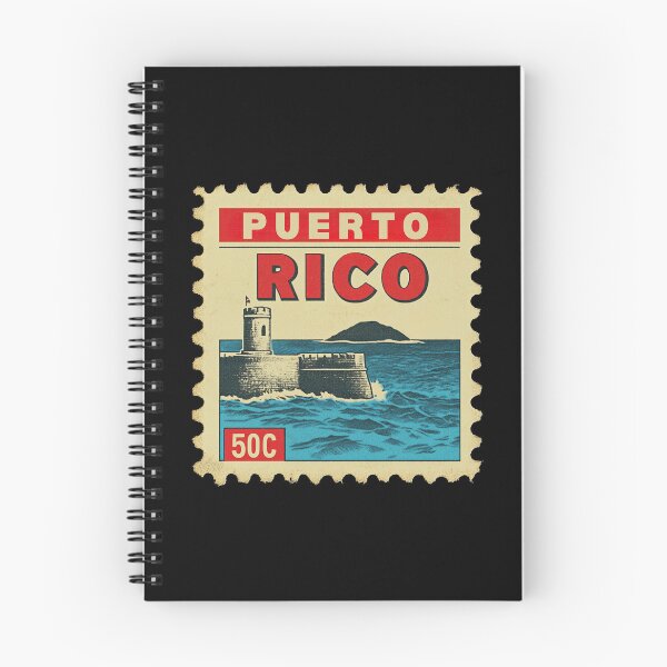 Item preview, Vintage Puerto Rico Postage Stamp Art - El Morro & San Juan Coast designed and sold by tiigerdad.
