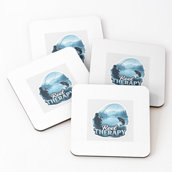 Item preview, Reel Therapy – Fly Fishing Zen Sticker designed and sold by SparkVault.
