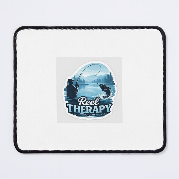 Item preview, Reel Therapy – Fly Fishing Zen Sticker designed and sold by SparkVault.