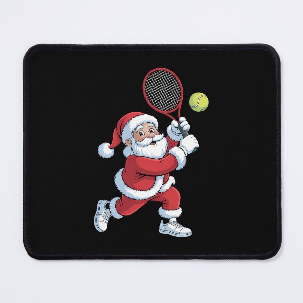 Item preview, Tennis Player Christmas Pajama Santa Playing Tennis designed and sold by PunkNation-Arts.