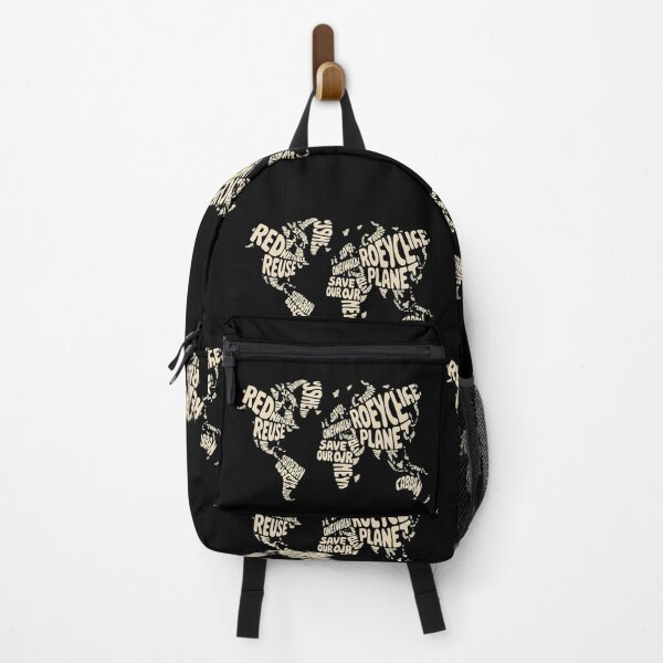 Item preview, Environmental Typography World Map Earth Day Design designed and sold by Common-Standard.
