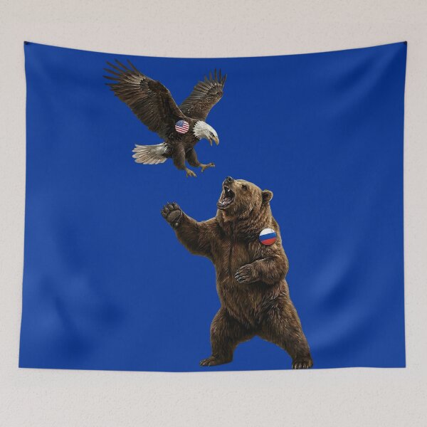 Item preview, AMERICAN EAGLE VS RUSSIAN BEAR - #003399 designed and sold by Marlon Oseguera.