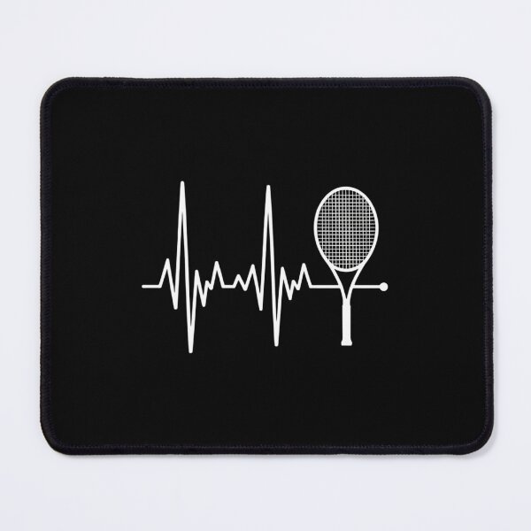 Item preview, Tennis Racket Pulse Heartbeat - EKG Tournament Sports Lover designed and sold by PunkNation-Arts.