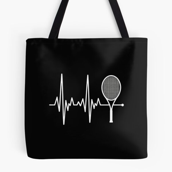 Item preview, Tennis Racket Pulse Heartbeat - EKG Tournament Sports Lover designed and sold by PunkNation-Arts.