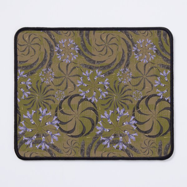 Item preview, Honey Locust & First Spring Flower Radials on Brown & Olive Barn Tin designed and sold by Digitalmyth's Designs.