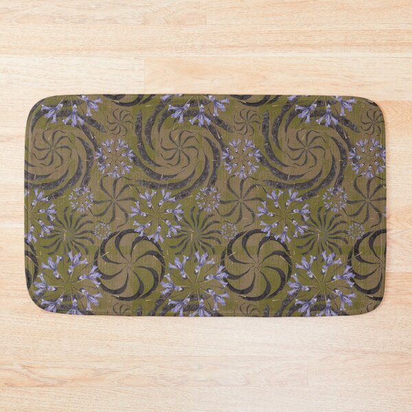 Item preview, Honey Locust & First Spring Flower Radials on Brown & Olive Barn Tin designed and sold by Digitalmyth's Designs.