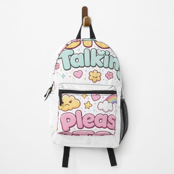 Item preview, Cute Please Stop Talking Funny Quote Kawaii Aesthetic Design designed and sold by Sanika arts .
