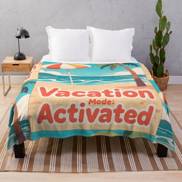 Item preview, Vacation Mode: Activated – Tropical Beach Scene designed and sold by nhk999.