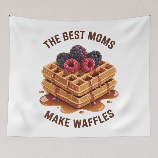 Item preview, The Best Moms Make Waffles  designed and sold by PunkNation-Arts.