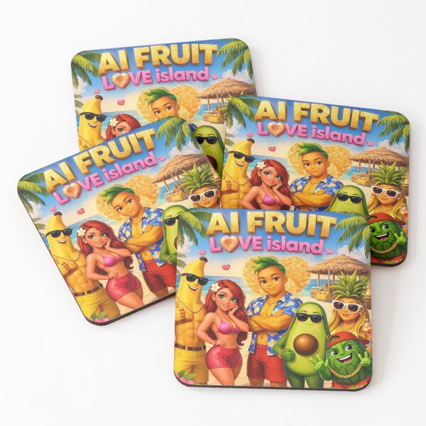 Item preview, AI Fruit Love Island designed and sold by AiArtCreations1.