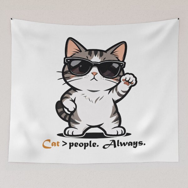 Item preview, Cat People Always Design Cat Lovers designed and sold by DetalleXL.