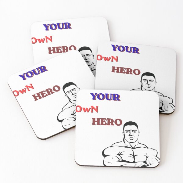 Item preview, ​Be Your Own Hero - Bodybuilding & Fitness Motivation designed and sold by Stoneclove.