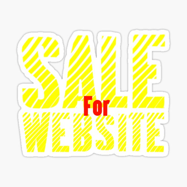 Website for Sale Sticker