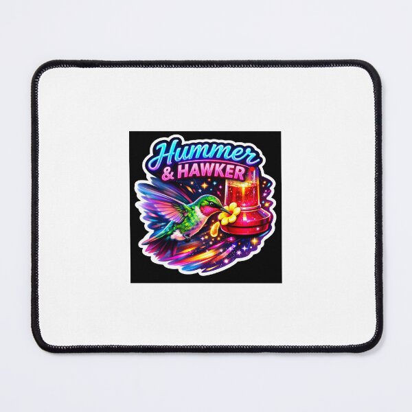Item preview, Hummer & Hawker Neon – Hummingbird Sugar Rush Blur Design | Vibrant Tiny Bird Art designed and sold by SparkVault.