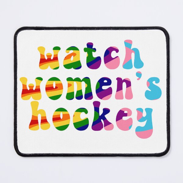 Item preview, Watch Women's Hockey Groovy Rainbow Gay and Trans Pride designed and sold by coffeepolicy.