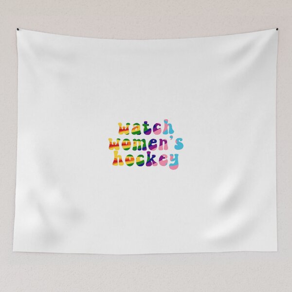 Item preview, Watch Women's Hockey Groovy Rainbow Gay and Trans Pride designed and sold by coffeepolicy.