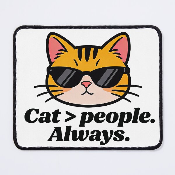 Item preview, Cat People Always Viral Phrase Cat Lovers designed and sold by DetalleXL.
