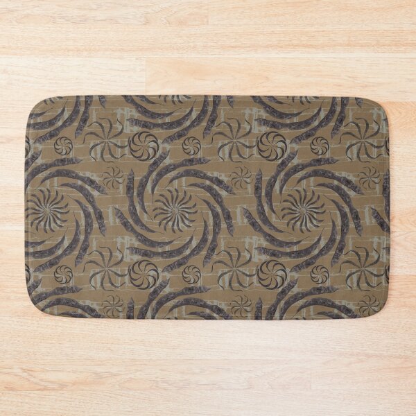 Item preview, Honey Locust Radials on Brown Horizontal Links designed and sold by Digitalmyth's Designs.