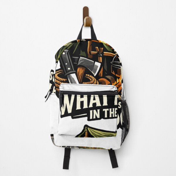Item preview, What Happens in the Woods Stays in the Woods – Funny Camping Bushcraft designed and sold by KRBN-Studio.