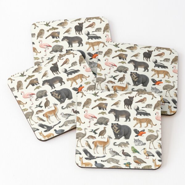 Item preview, Animals of the Andes Retro Identification Chart designed and sold by kakarikihill.