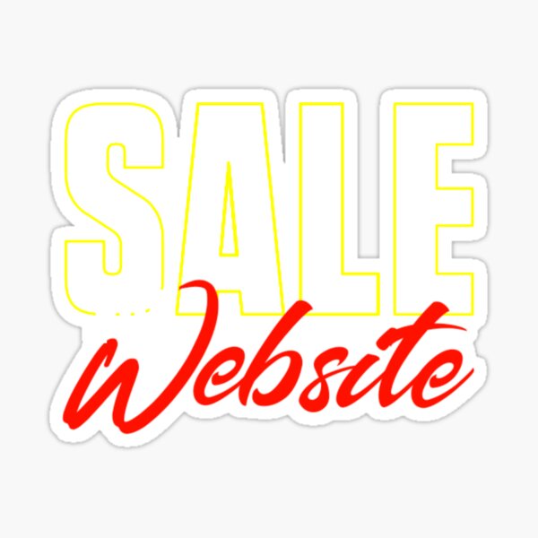 Website for Sale Sticker