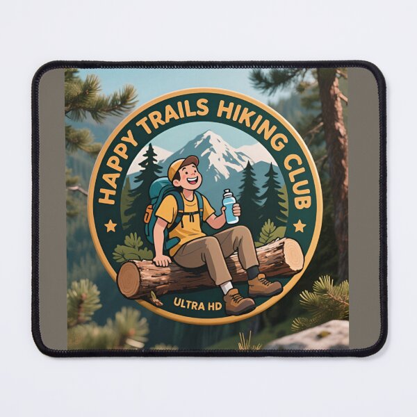 Item preview, Happy Trails Hiking Club – Positive Hiking Badge designed and sold by nhk999.